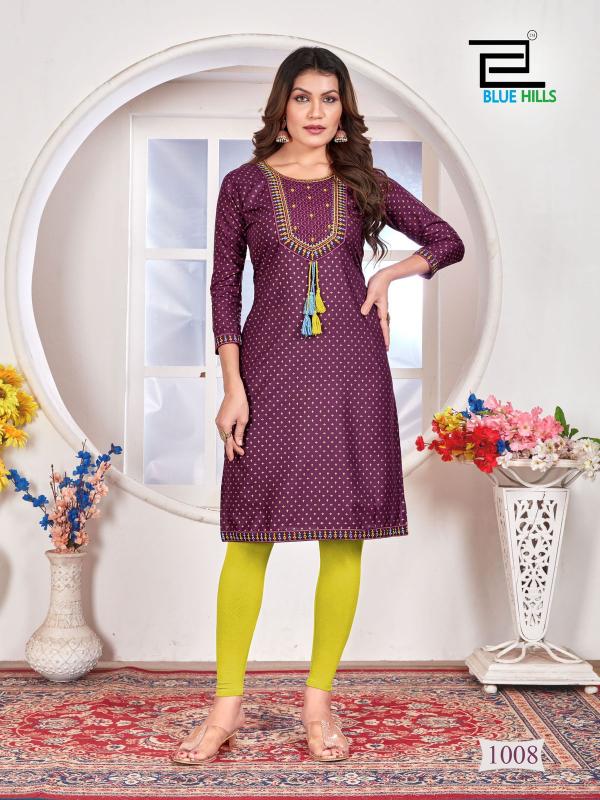 BLUE HILLS Priya Kurti Wholesale catalog