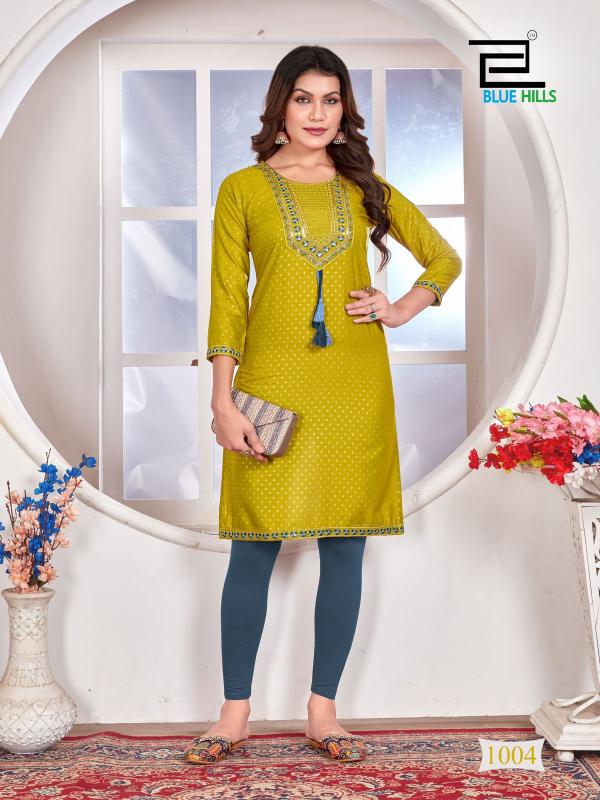 BLUE HILLS Priya Kurti Wholesale catalog