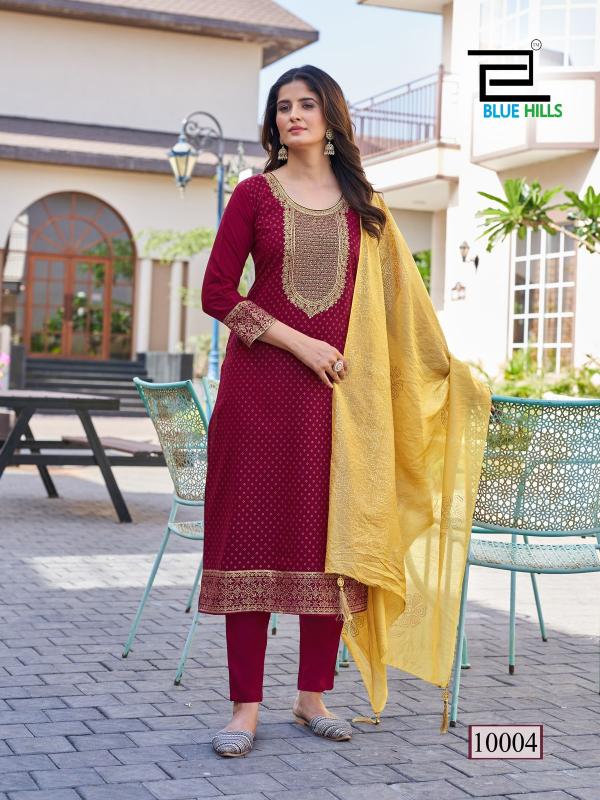 Blue Hills Royal Touch Vol.10 Kurti Wholesale catalog