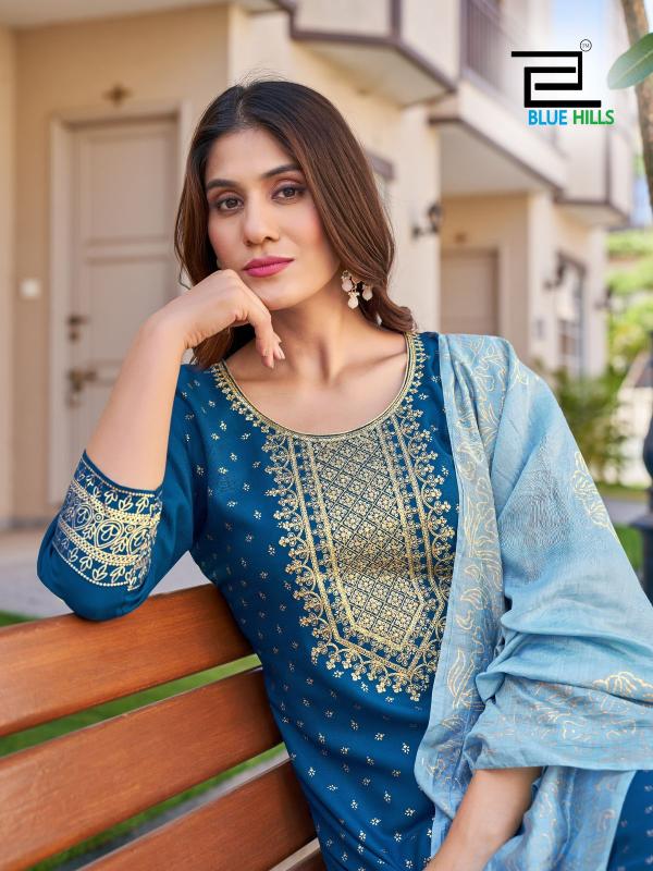 Blue Hills Royal Touch Vol.10 Kurti Wholesale catalog