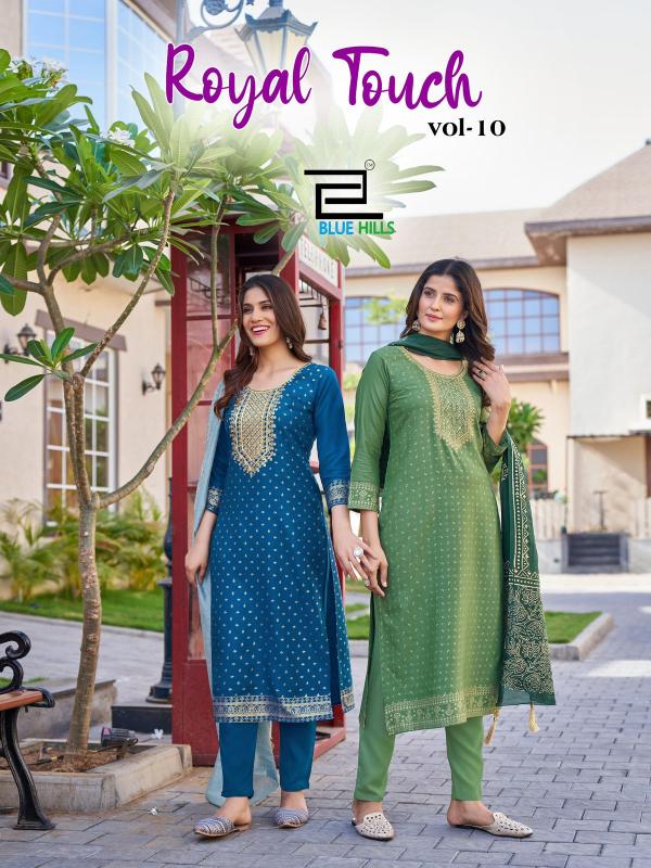 Blue Hills Royal Touch Vol.10 Kurti Wholesale catalog