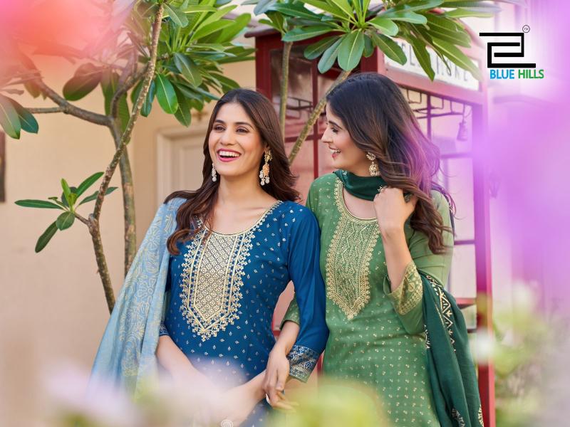 Blue Hills Royal Touch Vol.10 Kurti Wholesale catalog