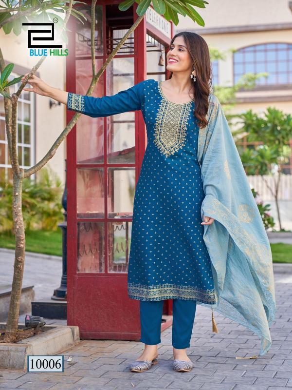 Blue Hills Royal Touch Vol.10 Kurti Wholesale catalog