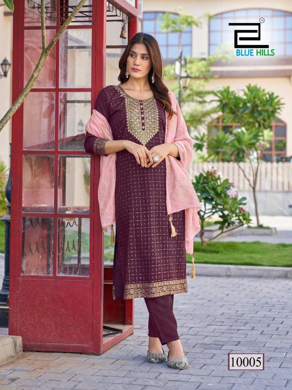 Blue Hills Royal Touch Vol.10 Kurti Wholesale catalog