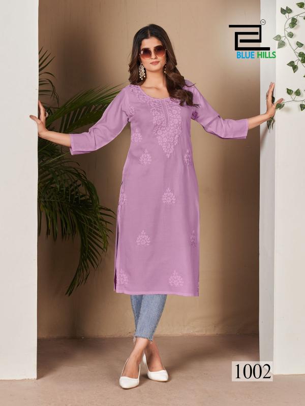 BLUE HILLS Supriya  Kurti Wholesale catalog