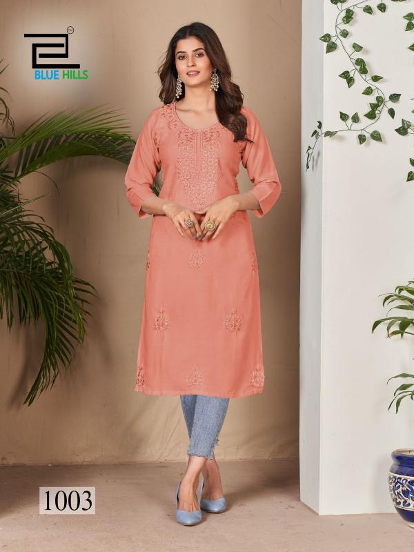 BLUE HILLS Supriya  Kurti Wholesale catalog