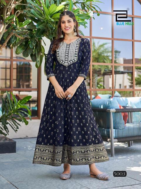 BLUE HILLS Walkway Vol 50 Kurti Wholesale catalog