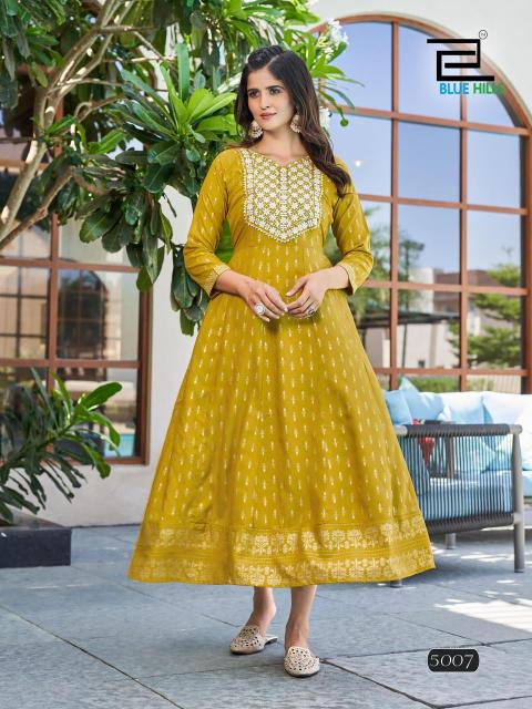 BLUE HILLS Walkway Vol 50 Kurti Wholesale catalog