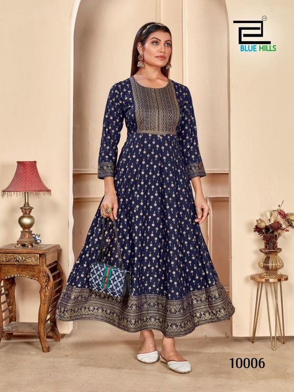 Blue Hills WOMANIYA Vol.10 Kurti Wholesale catalog