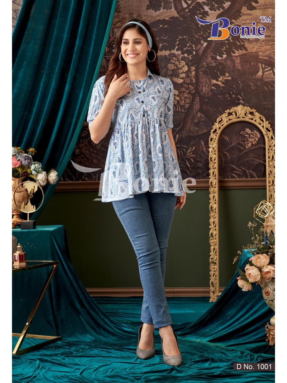 BONIE KRISHI VOL 1 Kurti Wholesale catalog