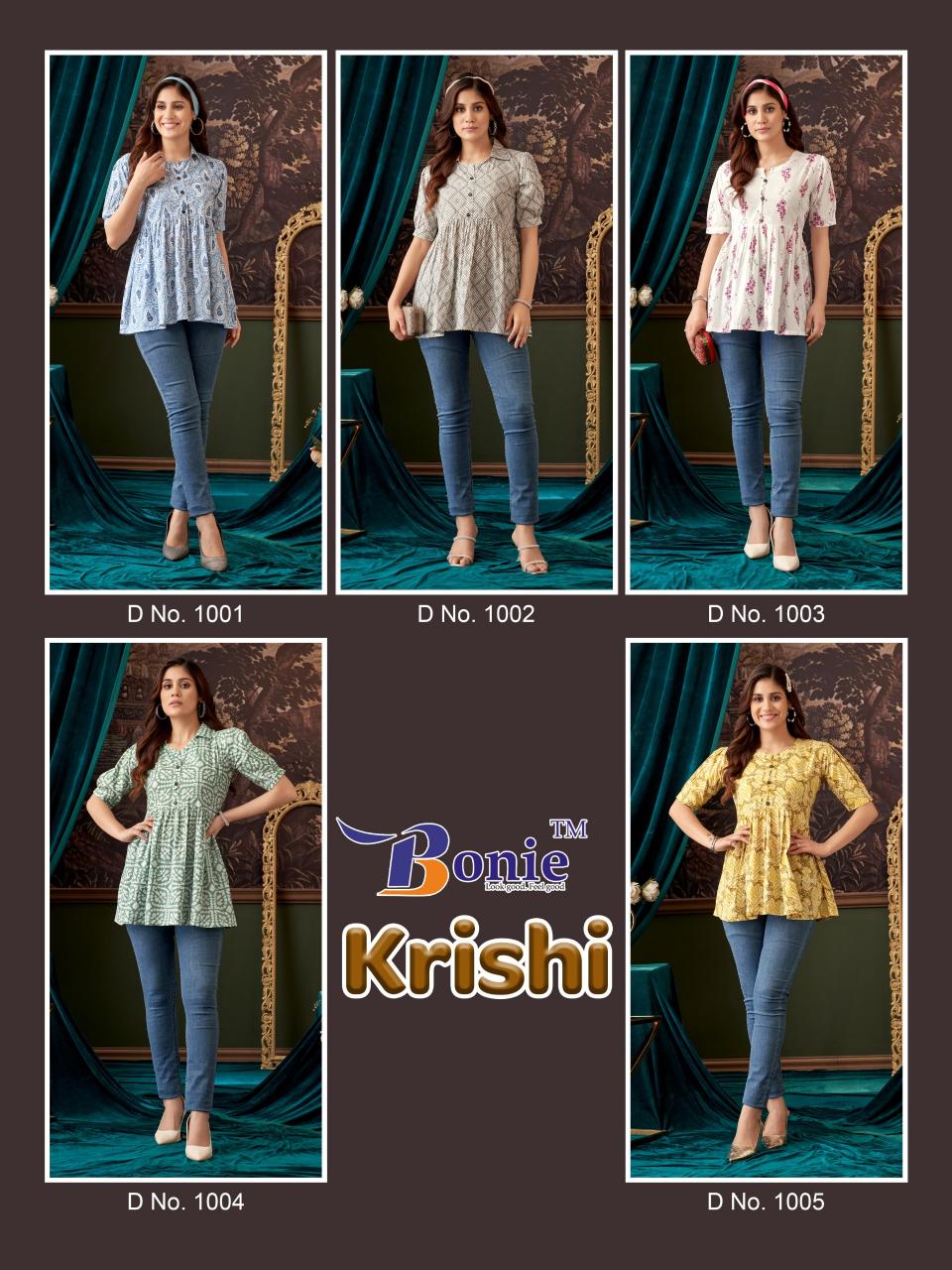 BONIE KRISHI VOL 1 Kurti Wholesale catalog