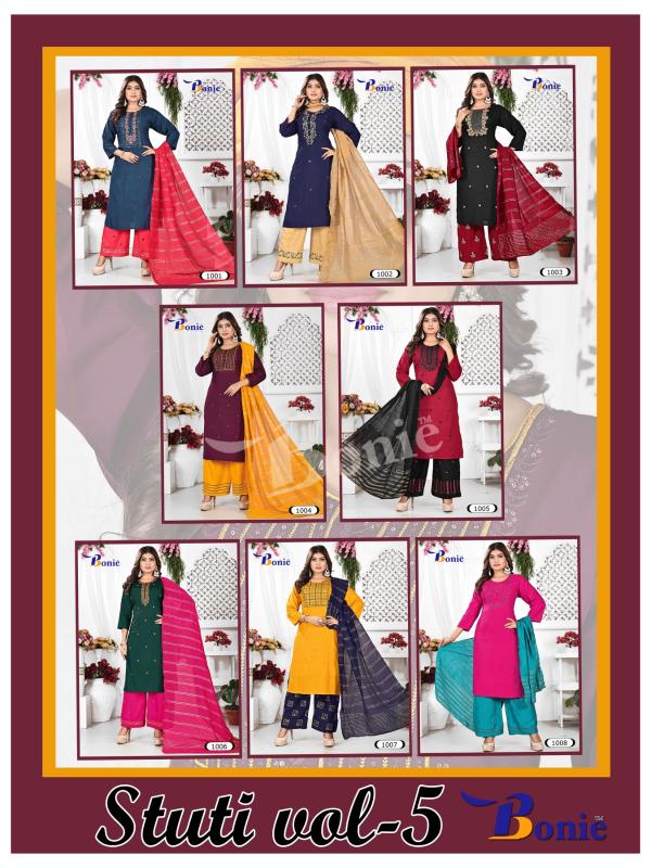 BONIE STUTI- 5 Kurti Wholesale catalog