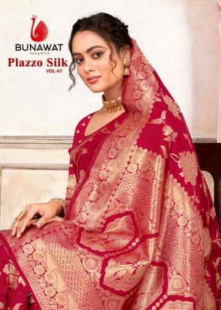 BUNAWAT Plazzo SIlk 07 Saree Wholesale catalog