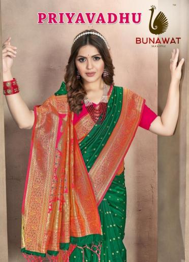 BUNAWAT PRIYA VADHU Saree Wholesale catalog