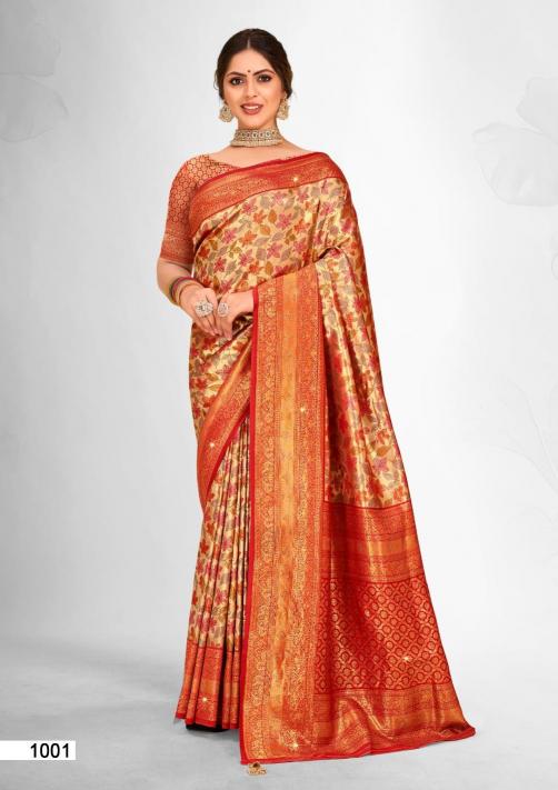 BUNAWAT Sheela 21 Banarasi Silk Saree Wholesale catalog