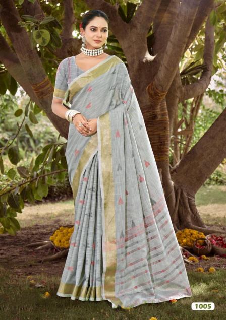 BUNAWAT Surmaai Cotton Saree Wholesale catalog