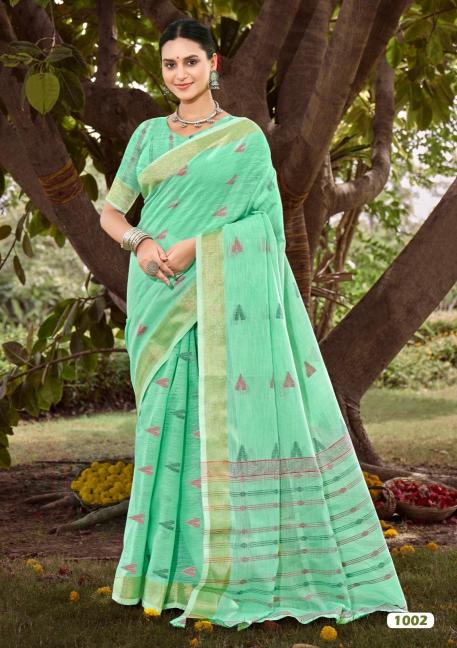 BUNAWAT Surmaai Cotton Saree Wholesale catalog