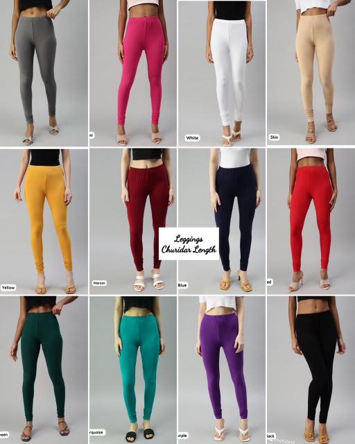 Comfort Cotton Lycra 4-Way Churidar Leggings Wholesale catalog