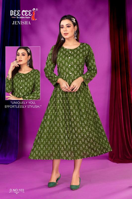 DEECEE JENISHA Kurti Wholesale catalog