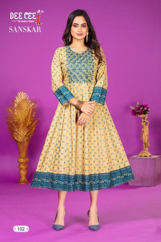 DEECEE SANSKAR Kurti Wholesale catalog