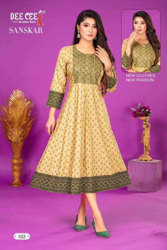 DEECEE SANSKAR Kurti Wholesale catalog