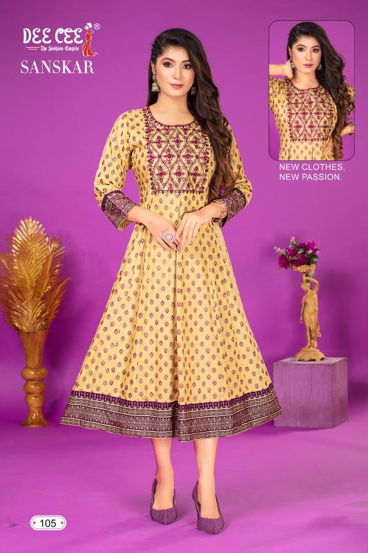 DEECEE SANSKAR Kurti Wholesale catalog