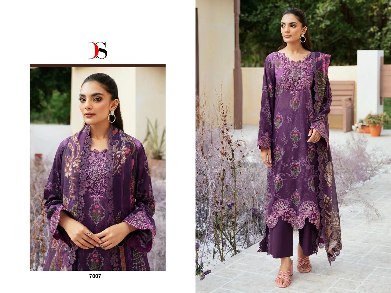 Deepsy Ramsha Rangrez Luxury Lawn 24 Vol 2 Chiffon Dupatta  Salwar Suit Wholesale catalog