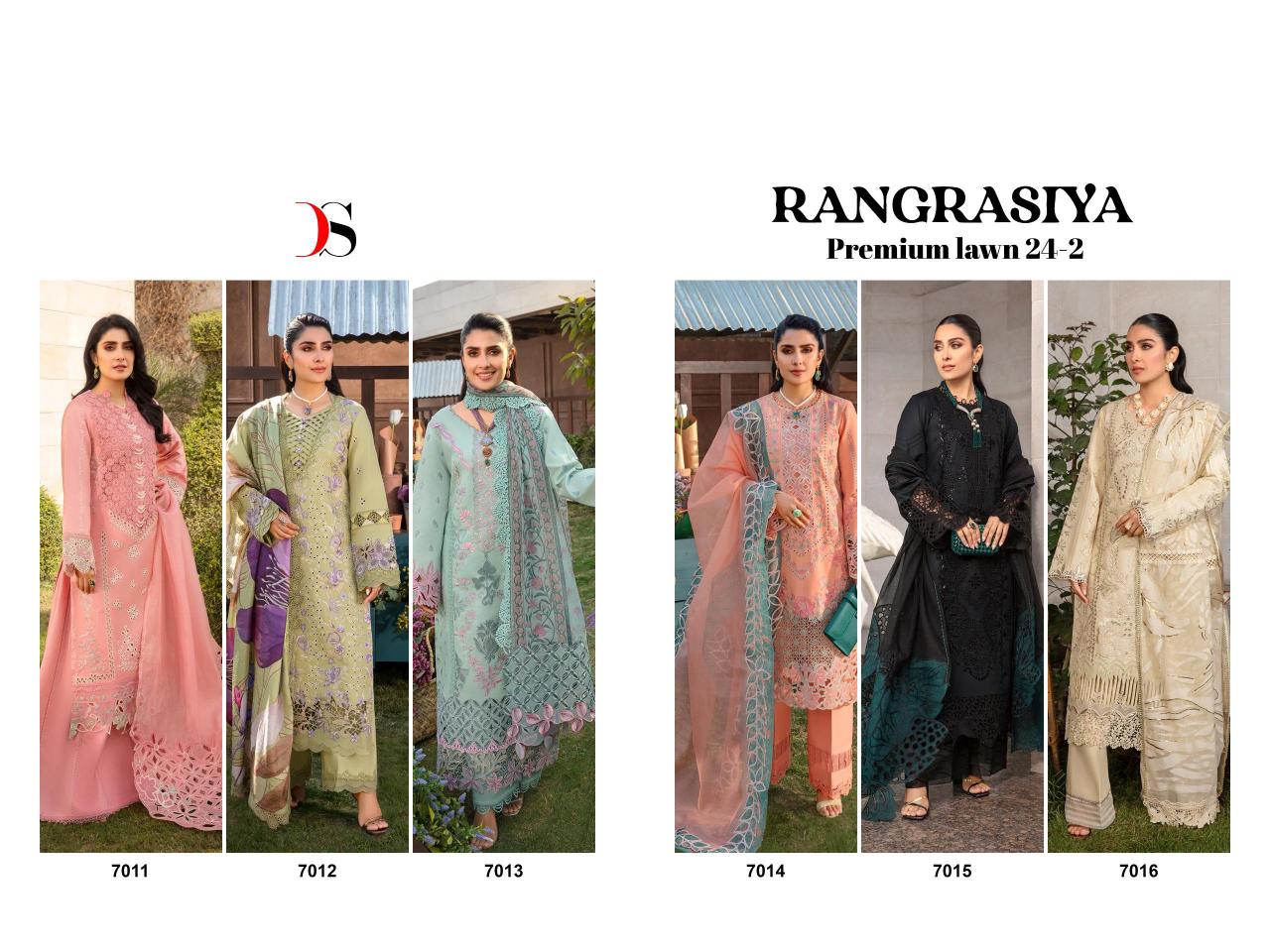 Deepsy Rangrasiya Premium Lawn 24 Vol 2 Pakistani  Suit Wholesale catalog