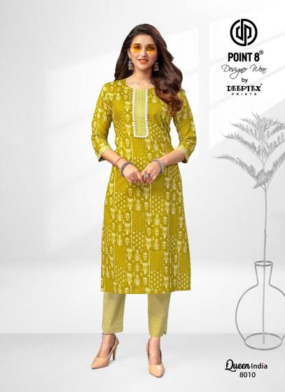 Deeptex Queen India Vol-8 – Kurti With Pant - Wholesale Catalog