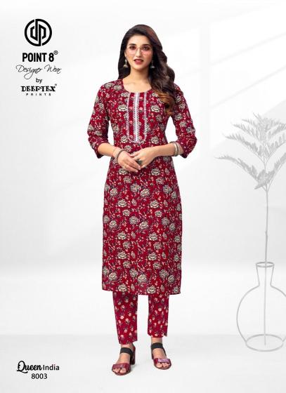 Deeptex Queen India Vol-8 – Kurti With Pant - Wholesale Catalog