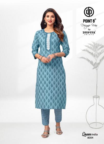 Deeptex Queen India Vol-8 – Kurti With Pant - Wholesale Catalog