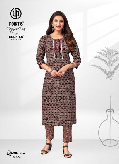 Deeptex Queen India Vol-8 – Kurti With Pant - Wholesale Catalog