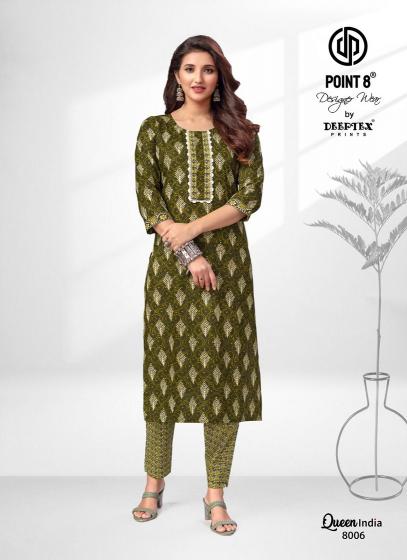 Deeptex Queen India Vol-8 – Kurti With Pant - Wholesale Catalog