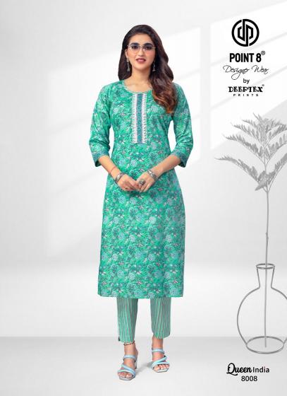 Deeptex Queen India Vol-8 – Kurti With Pant - Wholesale Catalog