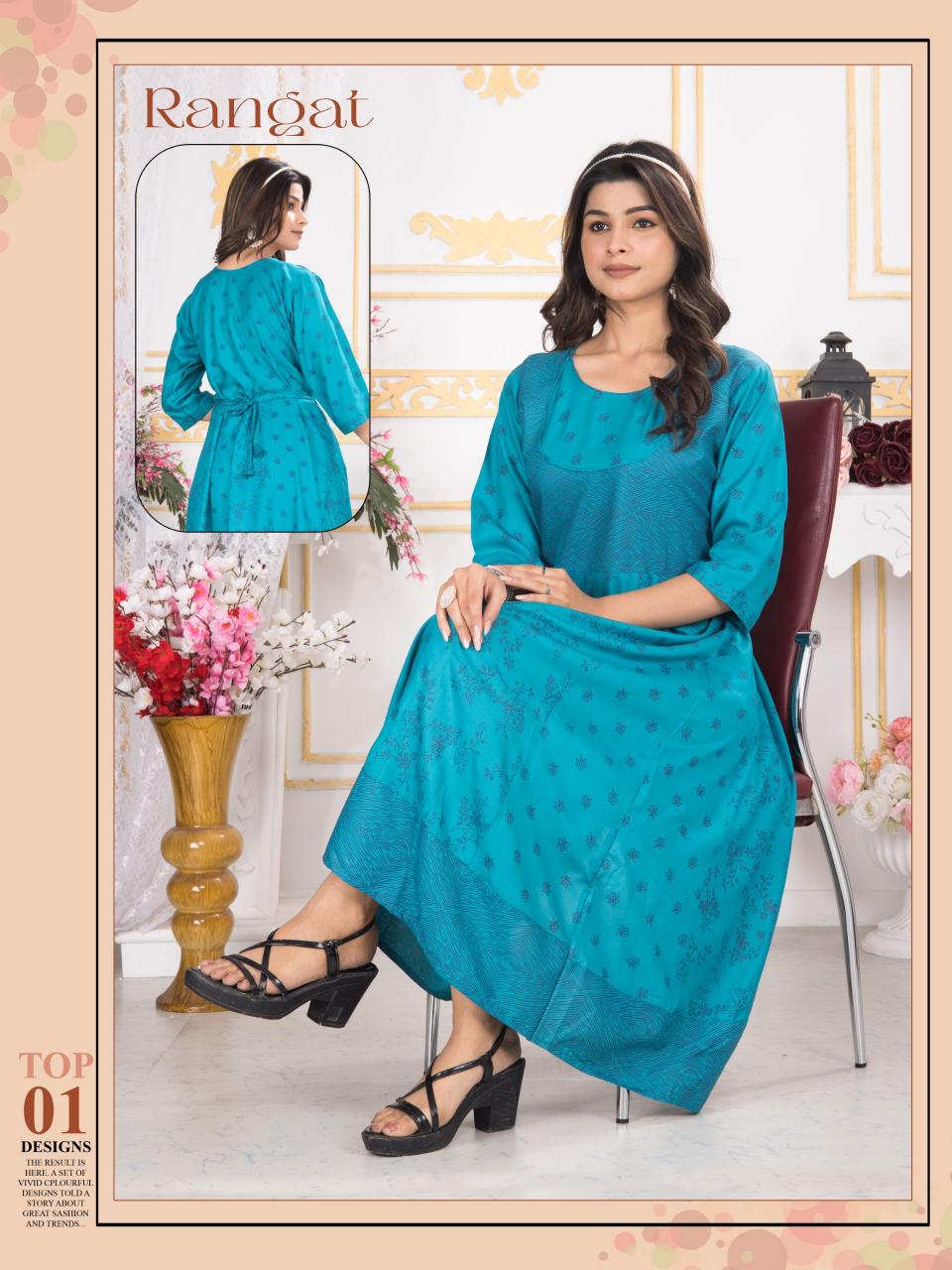 FASHION TALK RANGAT Kurti Wholesale catalog