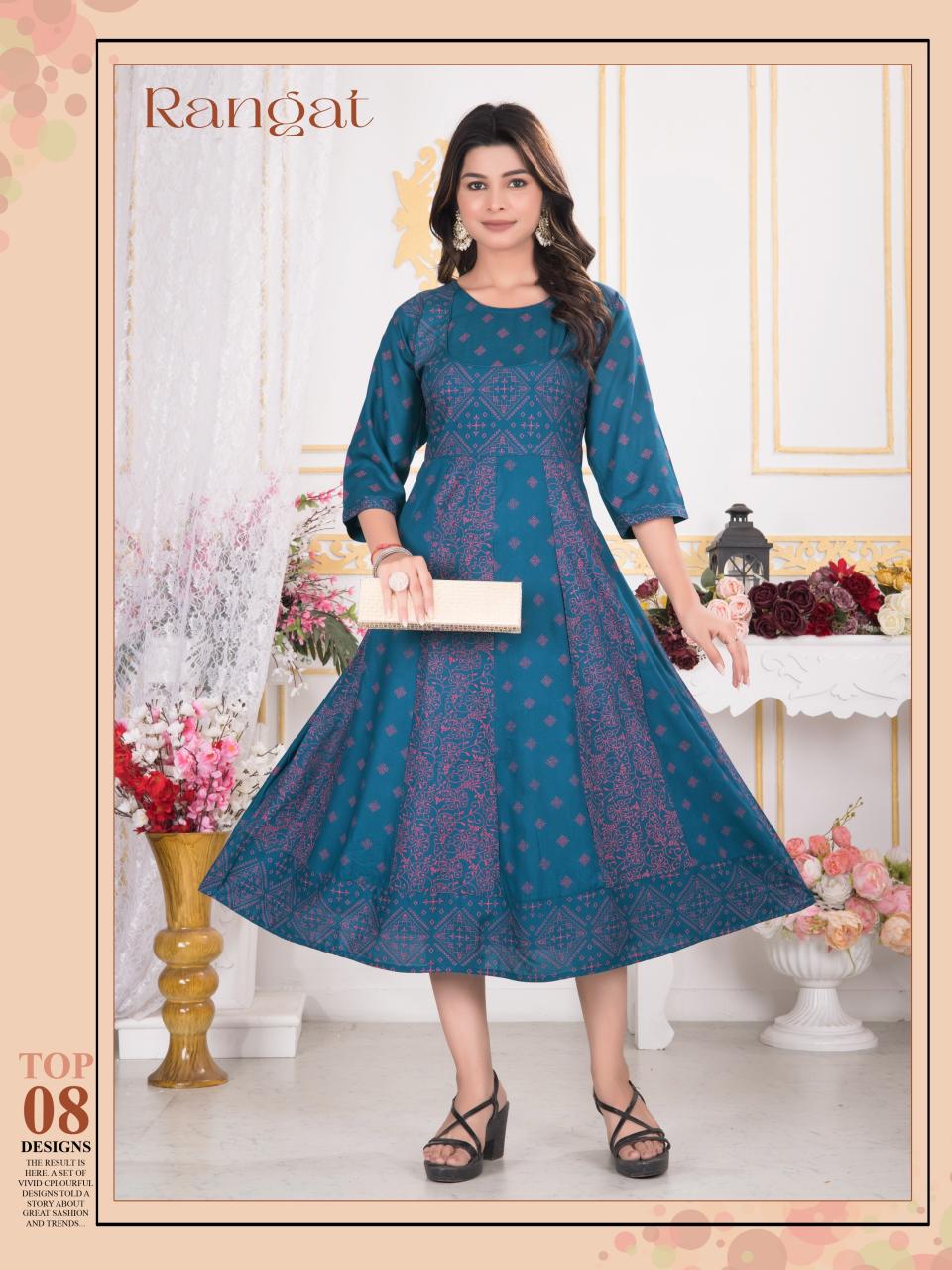 FASHION TALK RANGAT Kurti Wholesale catalog