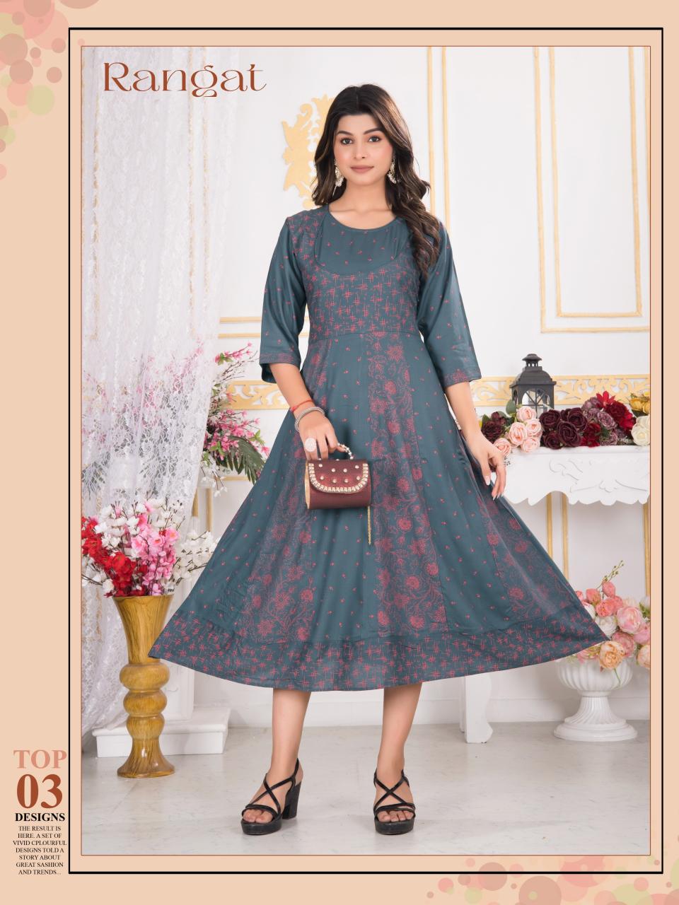 FASHION TALK RANGAT Kurti Wholesale catalog