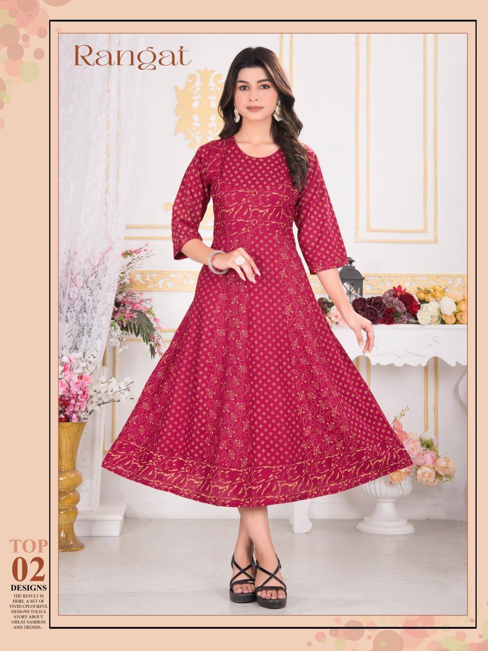 FASHION TALK RANGAT Kurti Wholesale catalog