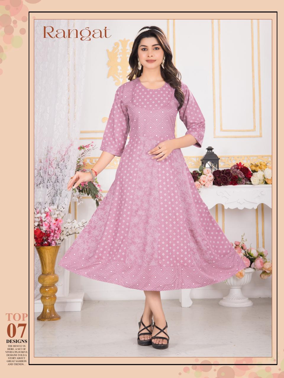 FASHION TALK RANGAT Kurti Wholesale catalog