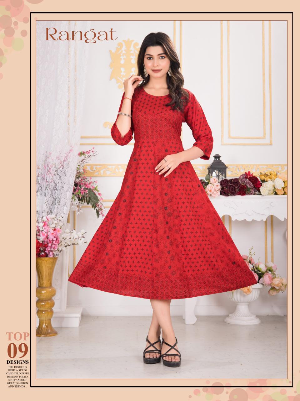 FASHION TALK RANGAT Kurti Wholesale catalog