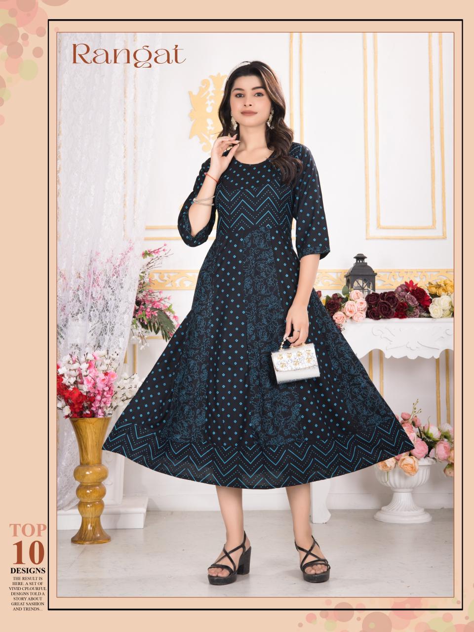 FASHION TALK RANGAT Kurti Wholesale catalog