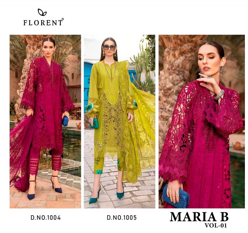 Florent Maria B Vol 01 Cotton Salwar Kameez Wholesale catalog