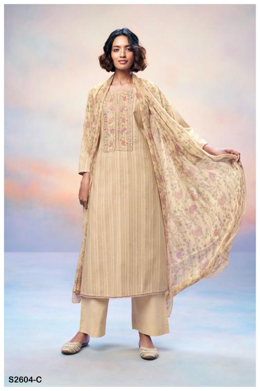 Ganga BHARGAVI 2604 Dress Materials Wholesale catalog
