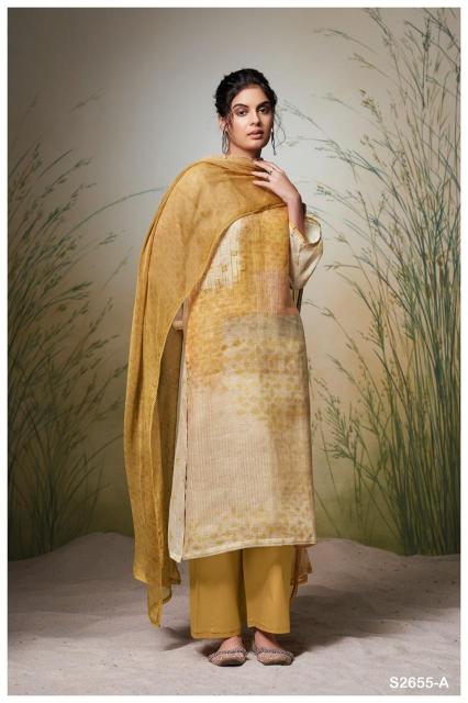 Ganga EMILIANA 2655 Dress Materials Wholesale catalog