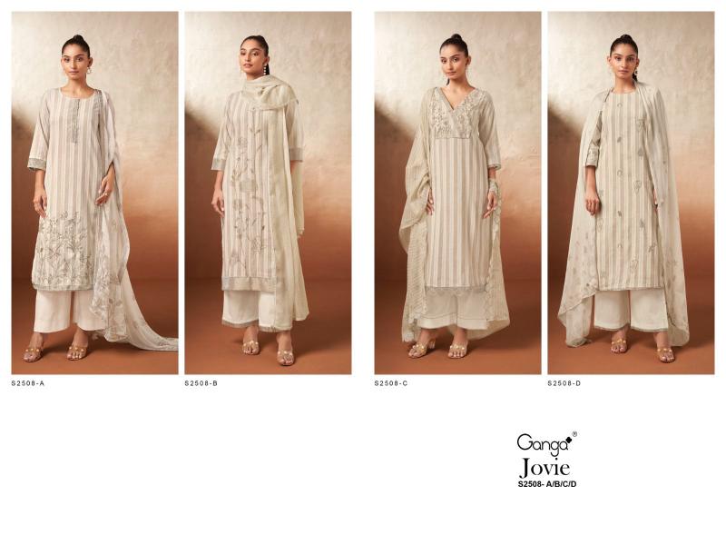 Ganga JOVIE 2508 Dress Materials Wholesale catalog