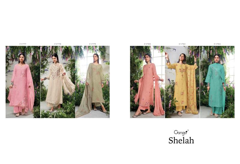 Ganga SHELAH Salwar kameez Wholesale catalog