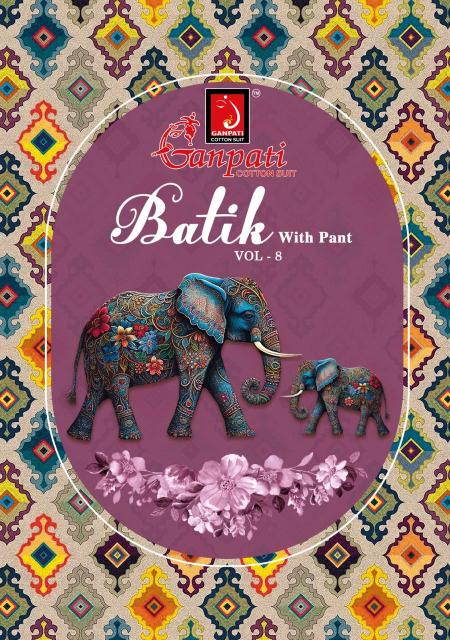 Ganpati Batik Pant Vol-8 – Dress Material - Wholesale Catalog