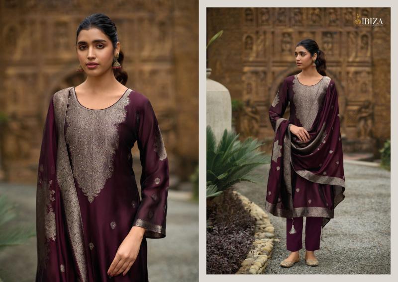 Ibiza Zarin Designer Silk Salwar Kameez Wholesale catalog