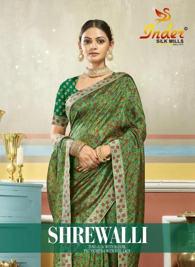 INDER SILK MILLS SHREWALLI 6226 Saree Wholesale catalog