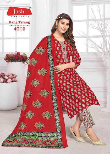 Jash Rang Tarang Vol-4 – Kurti Pant With Dupatta - Wholesale Catalog